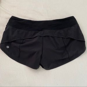 Black Lululemon Speed Short